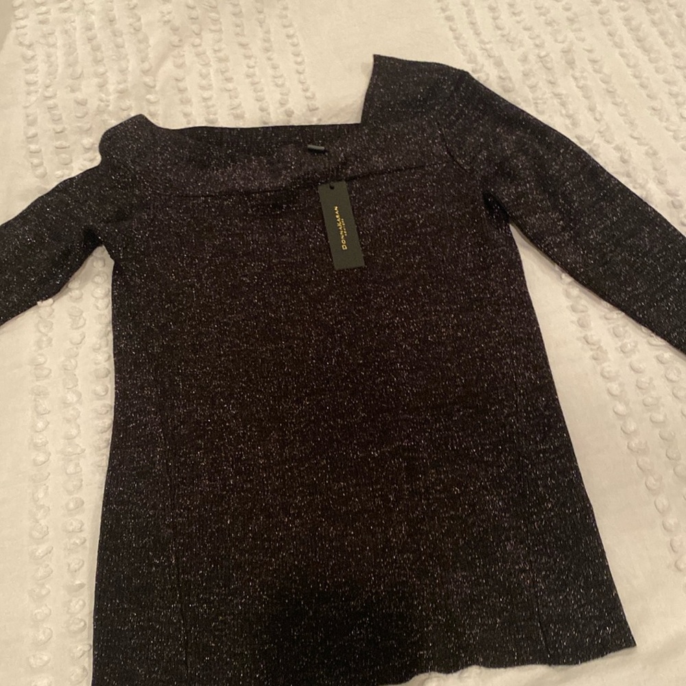 Donna Karan women’s black sweater size L New with Tags